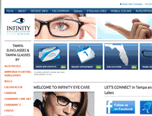 Tablet Screenshot of infinityeyecarecenter.com